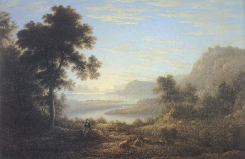 John glover Landscape with piping shepherd oil painting picture